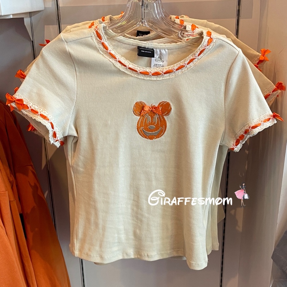 Disney Parks Minnie Mouse Jack-o'-Lantern T-Shirt for Women by Her Universe